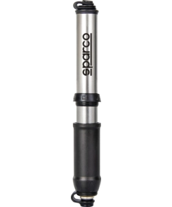 MINI POMPA PER BICICLETTA SPARCO IN ALLUMINIO GRIGIO